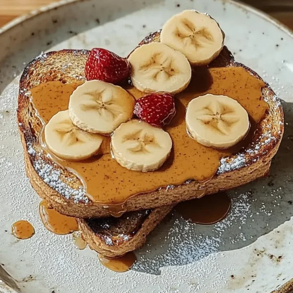 Delicious Peanut Butter Banana Toast Ready to Enjoy