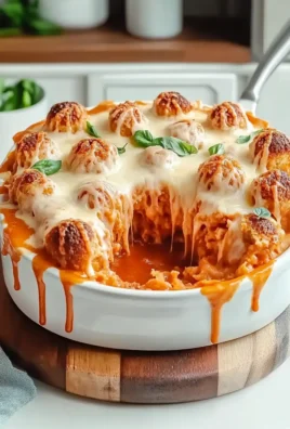Delicious Dump and Bake Meatball Casserole Ready to Serve