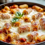 Delicious Easy Chicken Parmesan Pasta Skillet