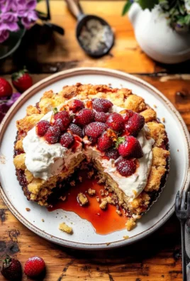 Delicious Easy Strawberry Spoon Cake Ready to Serve