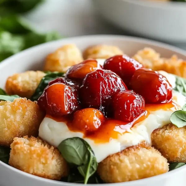 Easy Tater Tot Breakfast Bowl Ready to Serve