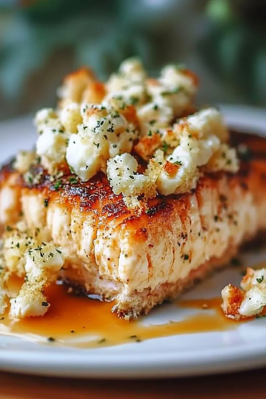 Elegant Crab and Shrimp Stuffed Salmon for Special Occasions