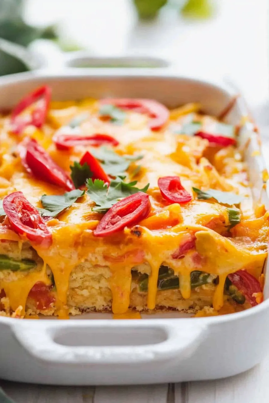 Fajita Chicken Casserole Recipe