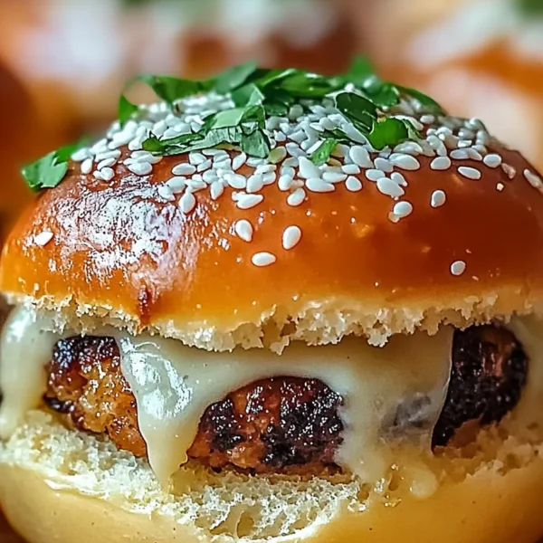 Mouthwatering Garlic Parmesan Cheeseburger Bombs