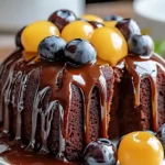 Hot Fudge Brownie Bread Freshly Baked