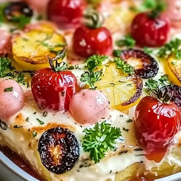 Mediterranean Chicken Zucchini Bake Ready to Serve