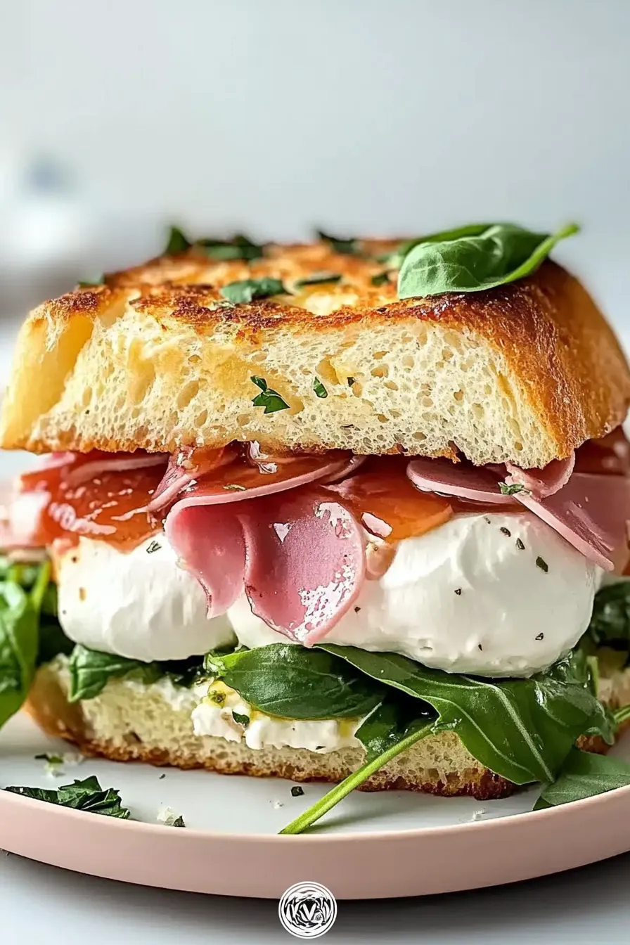 Mozzarella Prosciutto Sandwiches