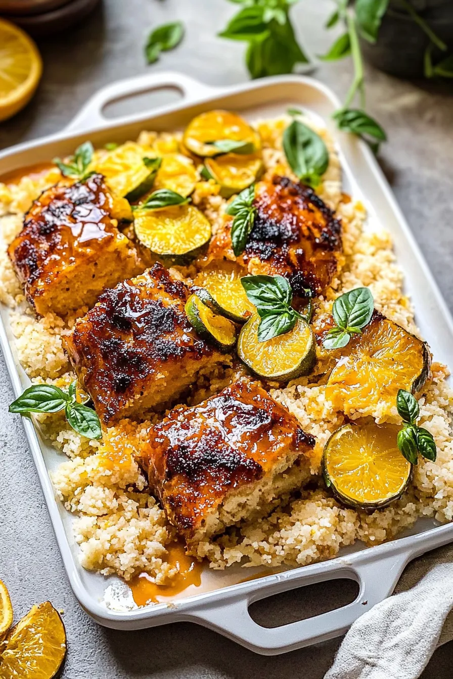 One Pan Chipotle Honey Chicken and Rice.