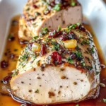 Parmesan Herb Chicken Served with Fresh Herbs