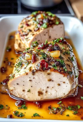 Parmesan Herb Chicken Served with Fresh Herbs