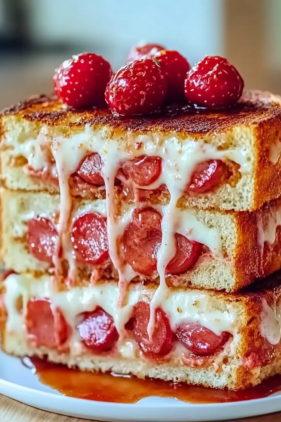 Pizza Grilled Cheese Sandwiches