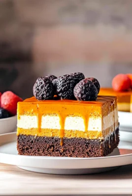 Pumpkin Brownies – Fudgy Brownie with Pumpkin Layer