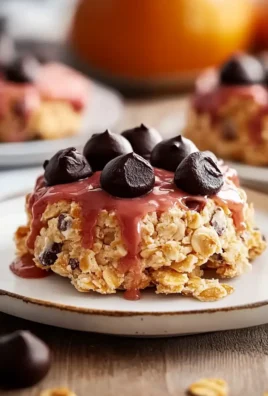 Pumpkin Oatmeal Chocolate Chip Cookies on a Plate