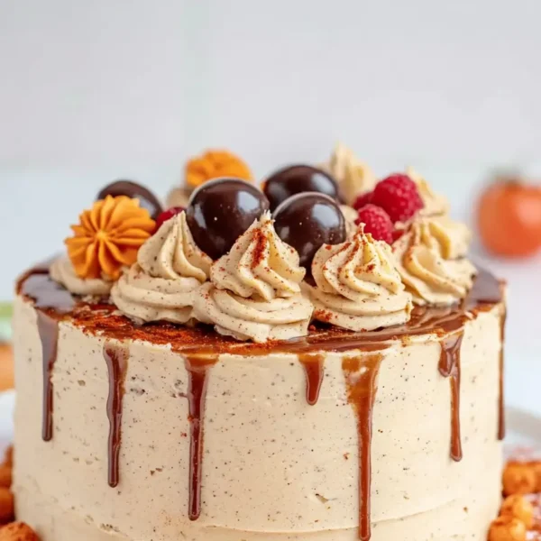 Delicious Pumpkin Spice Cake with Brown Butter Frosting