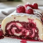 Raspberry Swirl Christmas Roll - A Festive Dessert Delight