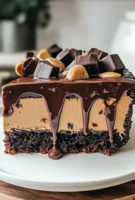 Delicious Reese's Peanut Butter Cup Cheesecake