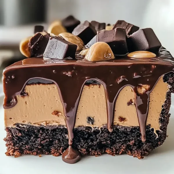 Delicious Reese's Peanut Butter Cup Cheesecake