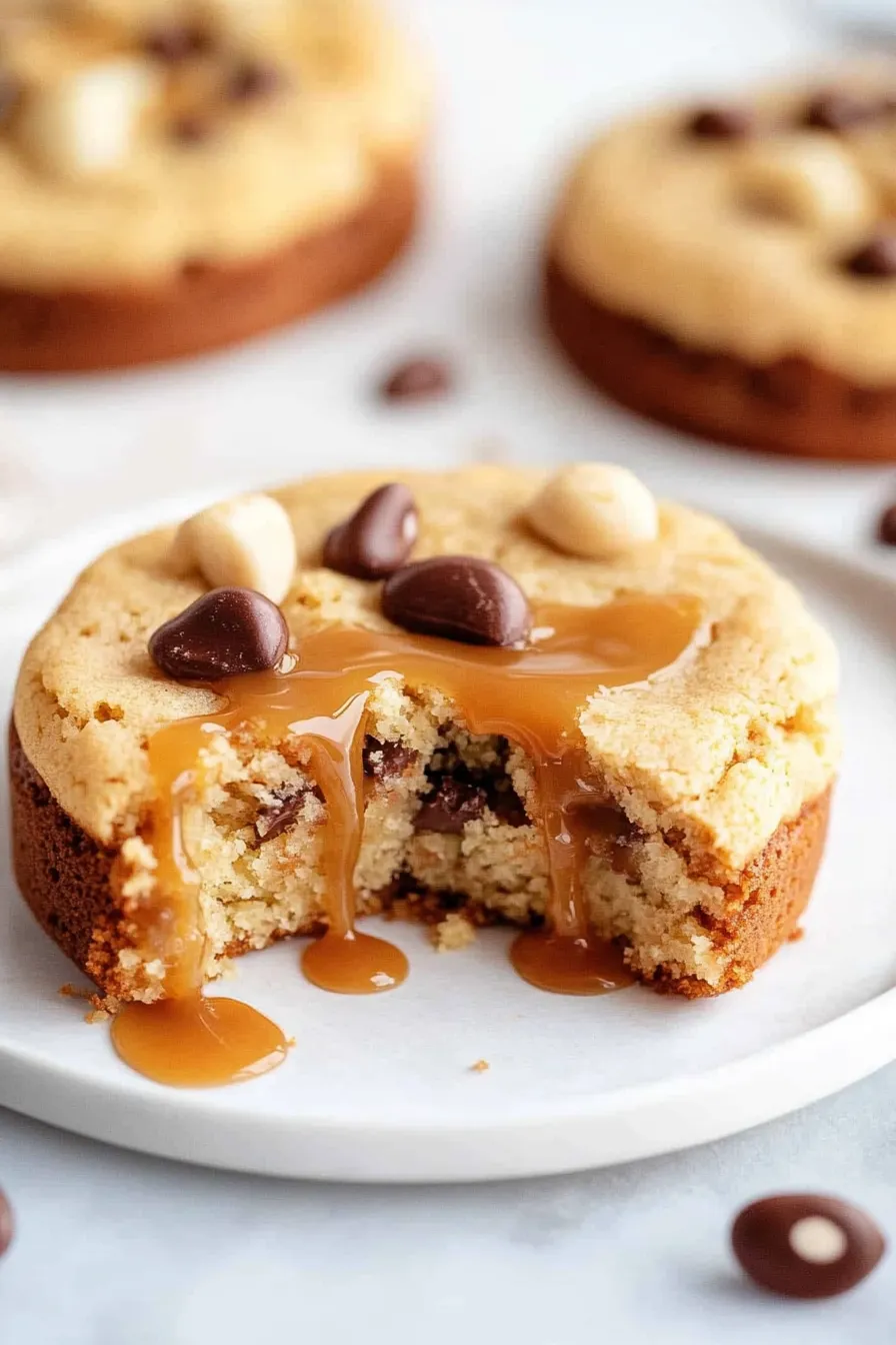 Salted Caramel Chocolate Chip Cookies