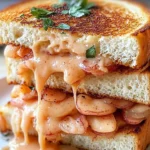 Delicious Shrimp Grilled Gourmet Cheese Bliss