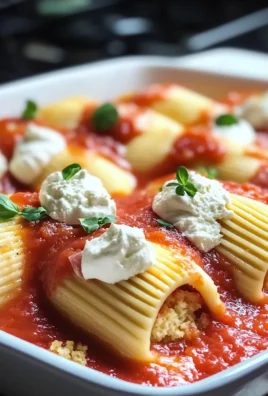 Delicious Seafood Stuffed Shells Ready to Serve