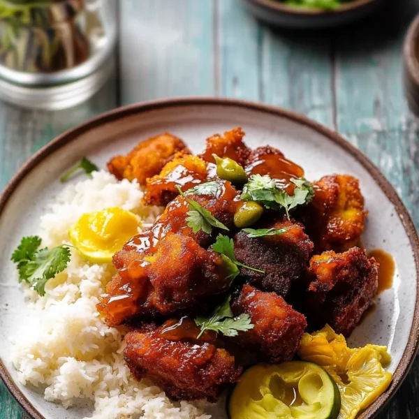 Sheet Pan Hot Honey Garlic Chicken with Zucchini Dish