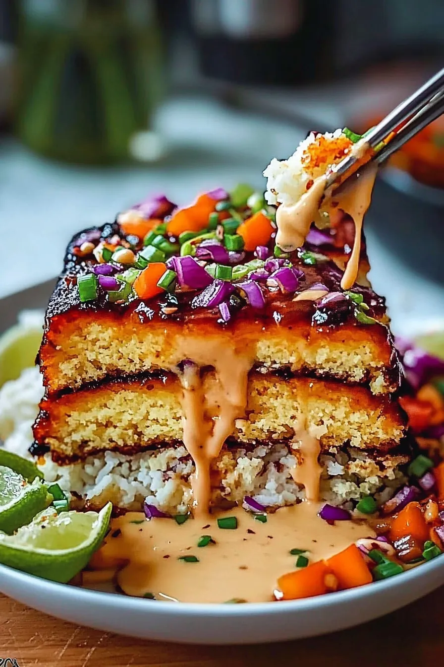 Spicy Sriracha Honey Salmon Bowl Recipe