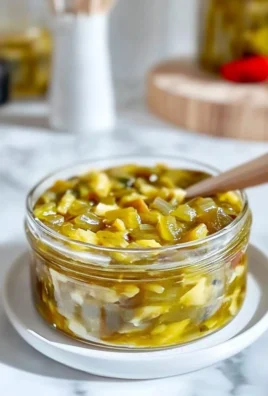 Sweet Zucchini Relish in Jars