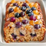 Tasty Huckleberry Banana Bread Fresh Out of the Oven