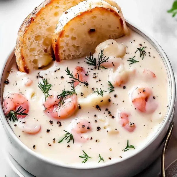 Delicious Bowl of Creamy Seafood Chowder