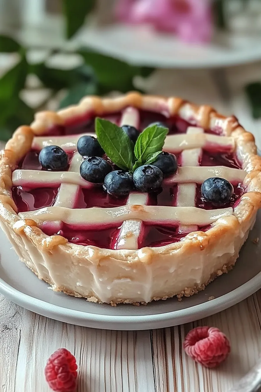 Traditional Apple Huckleberry Pie