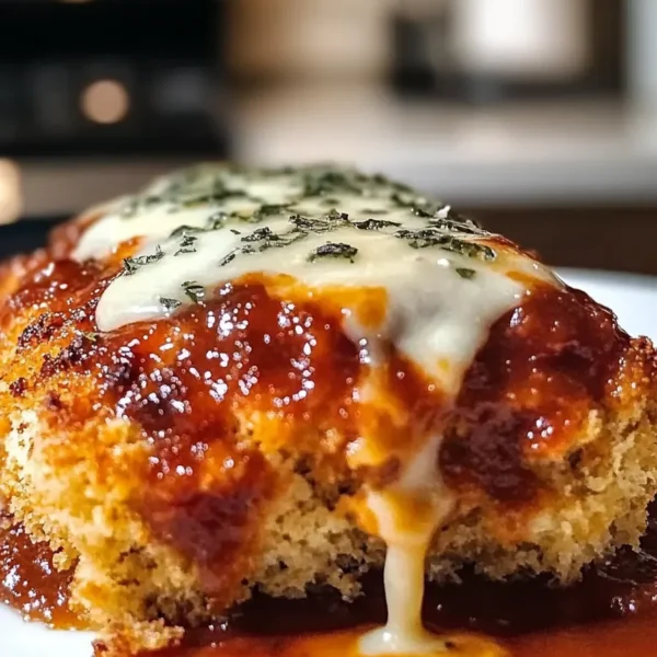 Golden Brown Baked Chicken Parmesan