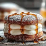 Delicious Apple Cider Whoopie Pie Cookies with Caramel