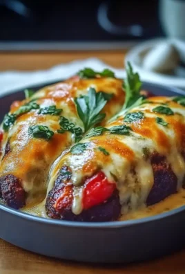 Delicious Baked Stuffed Peppers Ready to Serve