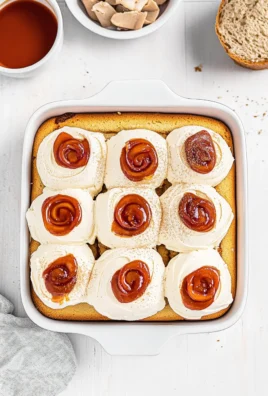 Biscoff Cinnamon Rolls Freshly Baked and Ready to Enjoy