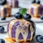 Blueberry Cheesecake Protein Bites Ready to Enjoy