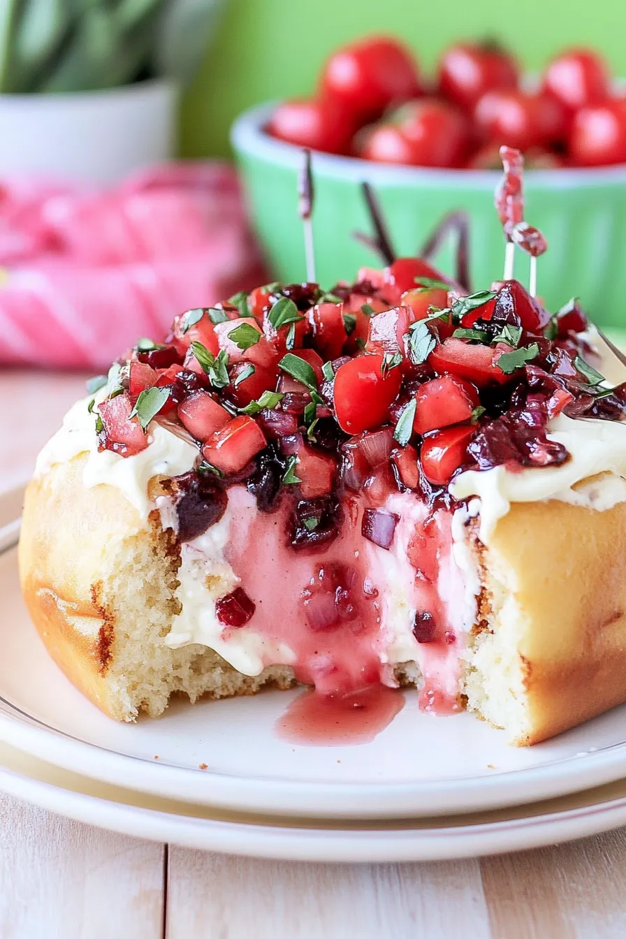 Bruschetta Baked Brie