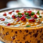Cheesy Rotel Ranch Queso - Delicious Party Dip
