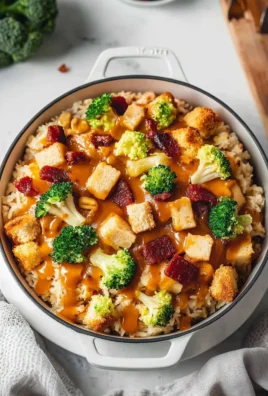 Creamy Chicken Mac and Cheese with Bacon and Broccoli