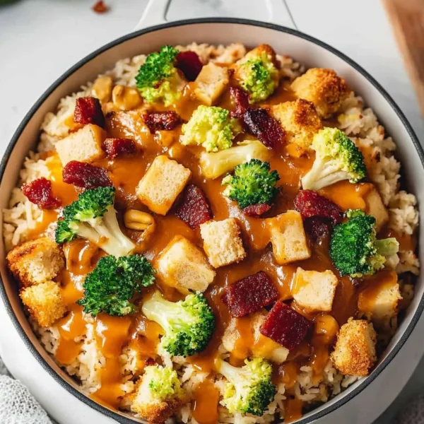 Creamy Chicken Mac and Cheese with Bacon and Broccoli