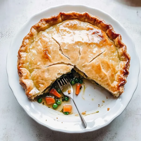 Delicious Chicken Pot Pie Fresh Out of the Oven