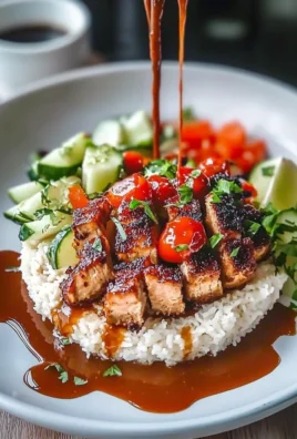 Chili Chicken Bowl with Coconut Lime Drizzle - Vibrant Colors