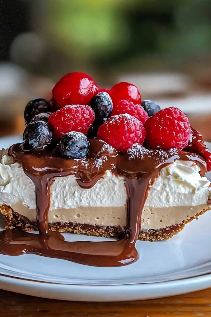 Chocolate Cherry Cream Pie
