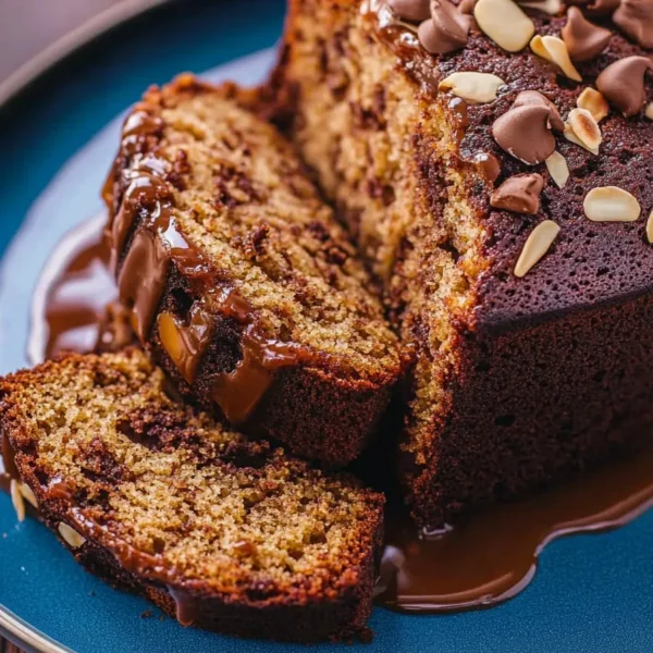 Delicious Chocolate Chip Banana Bread Freshly Baked