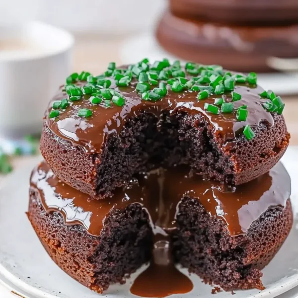 Homemade Chocolate Zucchini Donuts Ready to Enjoy
