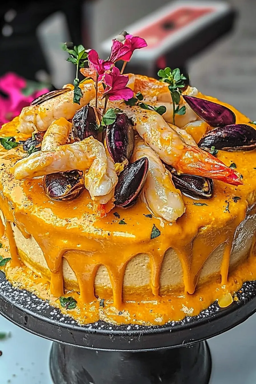 Creamy Spicy Seafood Pasta