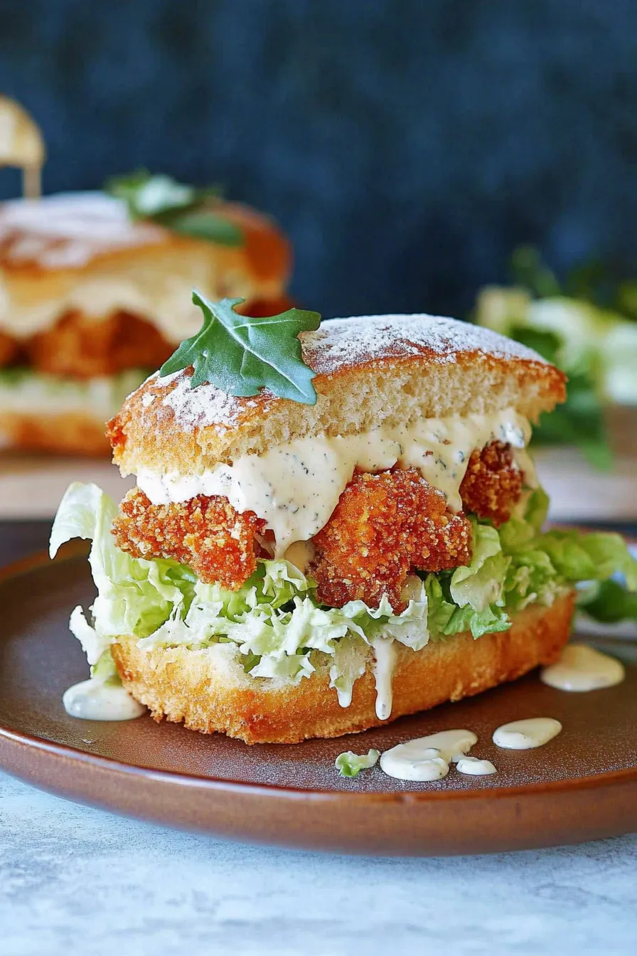Crispy Chicken Caesar Sandwich