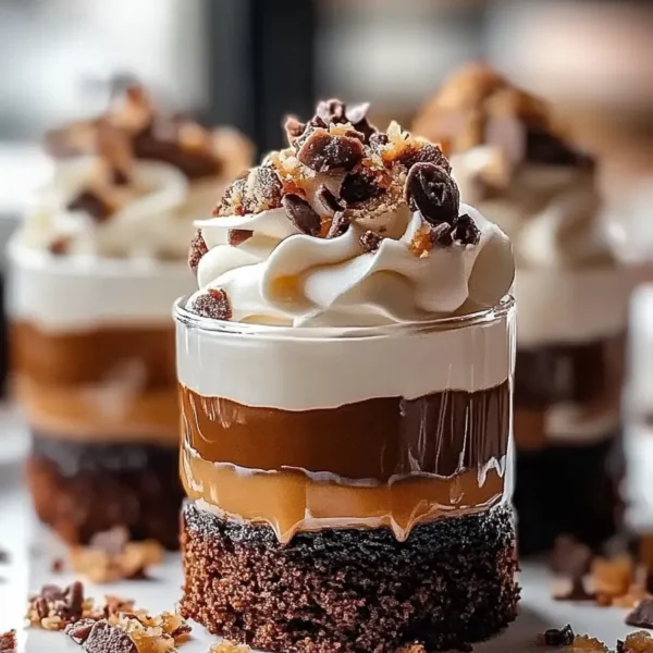Decadent Toffee Walnut Cheesecake Cups Ready to Enjoy