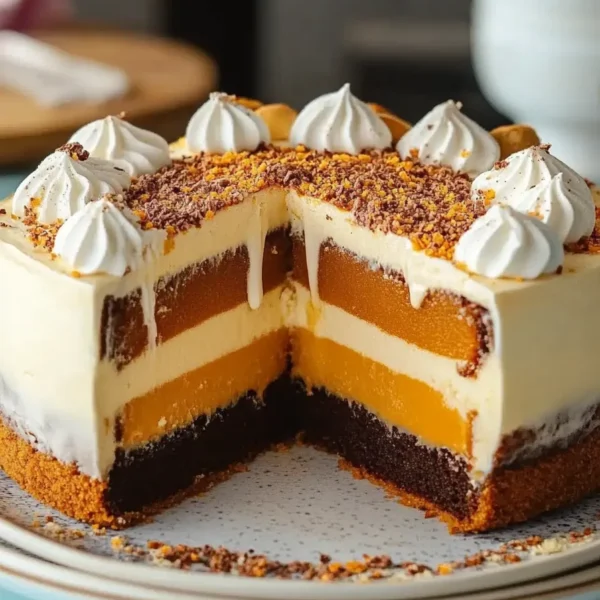 Scrumptious Double-Layer Pumpkin Cheesecake