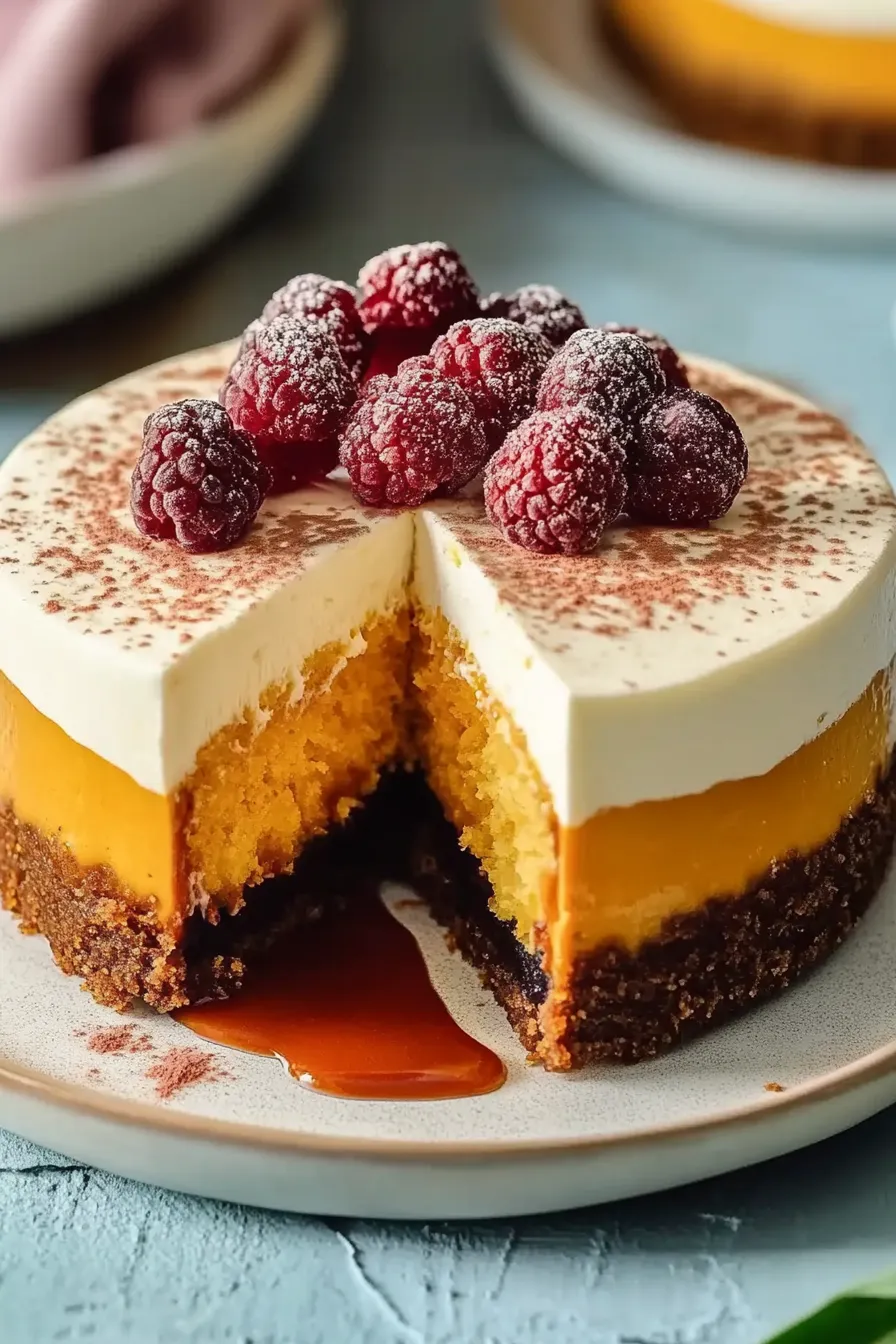 Double-Layer Pumpkin Cheesecake