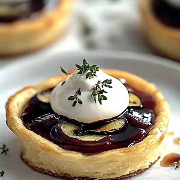 Elegant Mushroom Goat Cheese Tarts Ready to Impress